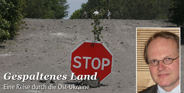 Was wird aus der Ost-Ukraine? Bernhard Clasen bereist die Region, trifft Menschen und hört ihre Meinungen. Lesen Sie sein Reisetagebuch in dieser Woche auf www.publik-forum.de! (Foto:pa/dpa/Zurab Dzhavakhadze) Was wird aus der Ost-Ukraine? Bernhard Clasen bereist die Region, trifft Menschen und hört ihre Meinungen. Lesen Sie sein Reisetagebuch in dieser Woche auf www.publik-forum.de! (Foto:pa/dpa/Zurab Dzhavakhadze)