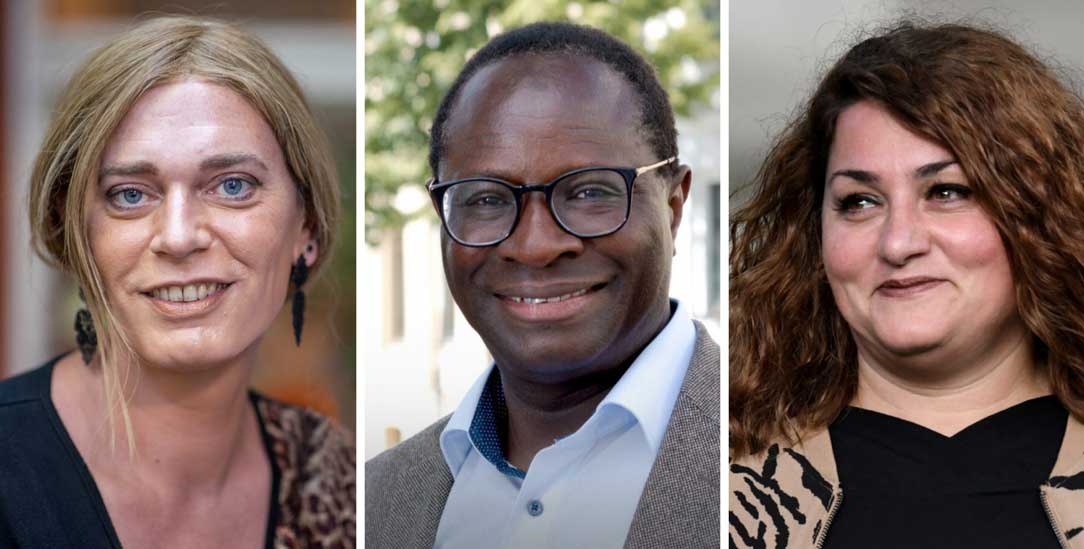 Machen den Bundestag diverser: Tessa Ganser, Karamba Diaby und Lamya Kaddor. (Fotos: PA/DPA/Karmann; Pressebild www.karamba-diaby.de/Karin Böhme; PA/DPA/Eibner-Pressefoto)